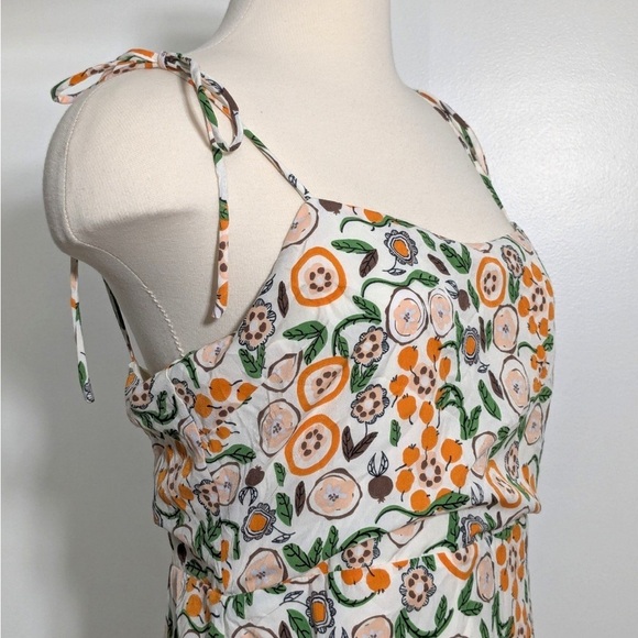 Lush Orange Spaghetti Strap Sundress Mini​ - Picture 2 of 9